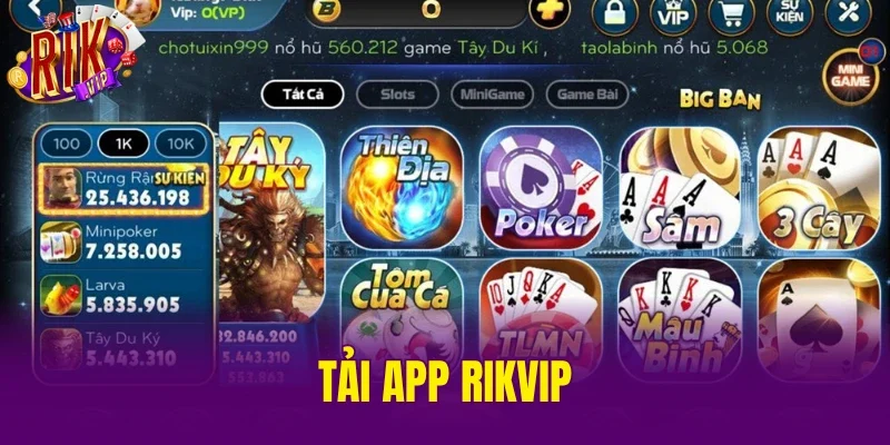 Tải App RIKVIP